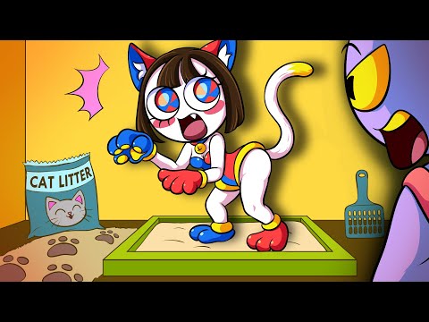 Pomni Transformed into a Cute Catgirl?! Pomni Love Story {AMAZING DIGITAL CIRCUS} Animation