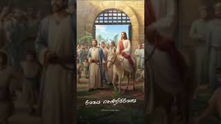 இயேசு ராஜா முன்னே செல்கிறார் ஓசன்னா கீதம் பாடுவோம் வேகம் சென்றிருவோம ஓசன்னா ஜெயமே  ஓசன்னா ஜெயமே