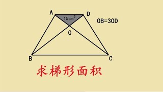 上海小升初分班题，求面积，思维训练