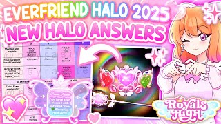 💖HALO ANSWERS To WIN EVERFRIEND HALO 2025 EASILY! 🧸 Royale High Valentines Update ROBLOX