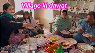 Village ki dawat | Sitara yaseen new vlog