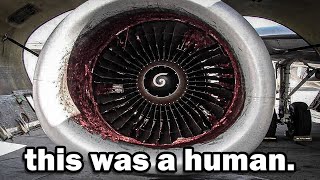 Man Gets Sucked Into Jet Engine