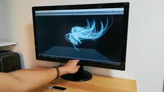 Boid algorithm on unity with leapmotion