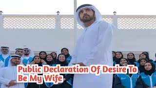 Public Declaration Of Desire To Be My Wife | Sheikh Hamdan | Fazza Poems | Sheikh Hamdan