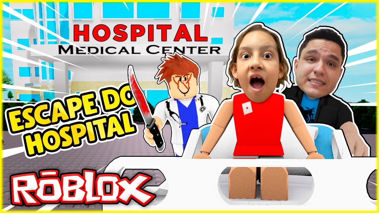 ROBLOX - Fuja Do HOSPITAL MALUCO | Escape The Evil Hospital Obby ...