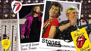 The Rolling Stones live at U Arena, Paris, 25 October 2017 | Complete concert + Multicam video