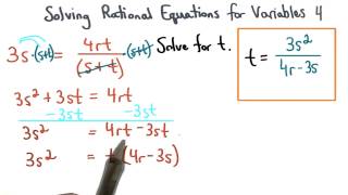 Solving Formulas Practice 4 - Visualizing Algebra