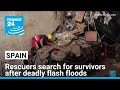 Rescuers search for survivors after deadly flash floods • FRANCE 24 English