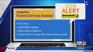 JOB ALERT: Funeral Services Assistant needed in Longview