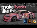 Creating an Itasha from Scratch! (CarX - Blender Workflow)