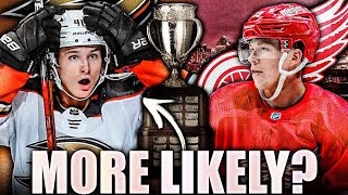 ZEGRAS OVER RAYMOND? Calder Trophy Odds (Detroit Red Wings, Anaheim Ducks NHL News & Rumours Today)