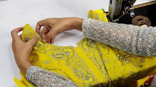 CLASS-18 कमीज पर अस्तर लगाने का सबसे सरल और आसान तरीका, How to attach lining on any heavy work suits