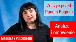 Zdążyć przed Panem Bogiem - streszczenie i omówienie problematyki lektury Hanny Krall