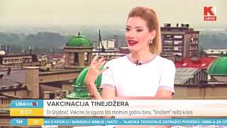 URANAK1 | Kada će vakcina za mlađe tinejdžere biti odobrena u Srbiji? | Dr Marija Gnjatović, INEP