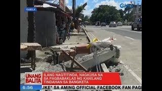 UB: Ilang nagtitinda, nagkusa na sa pagbabaklas ng kanilang tindahan sa bangketa