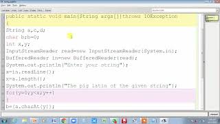 Java String Manipulation -PIGLATIN
