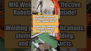 Revolutionizing MIG Aluminium Welding Robot for Scaffolding \u0026 Ladder Applications #roboticwelding