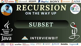 Subset || INTERVIEWBIT || DSA || RECURSION & BACKTRACKING || JAVA || TAMIL