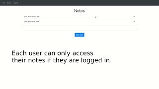 Notes App Demo - Python Flask Web Application