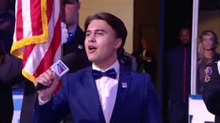 Diaz Mussalimov performing National Anthem at MADISON SQUARE GARDEN