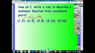 Writing Nonlinear Functions Part 1