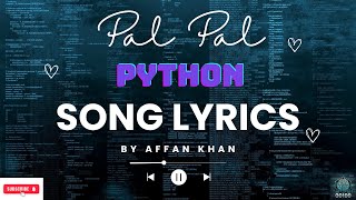 Print Lyrics Using python programming language. #lyrics #PalPal #Afusic #python #newvideo #trending