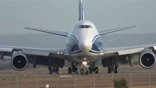 AirBridgeCargo Boeing 748F VP-BBP ABW9064 Landing At Avalon Airport