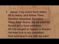 Jesus, I My Cross Have Taken (Baptist Hymnal #471)