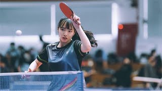 2022.08.13桌球女神張琬清 vs 張宜君 第1、2局 全民桌訓女神內戰