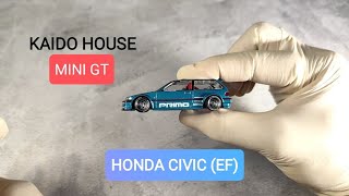 Unboxing KAIDO HOUSE x Mini GT //126 Honda Civic (EF) KAIDO Works V1