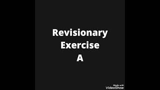 Revisionary Exercise A | English shorthand | Shorthand Basic