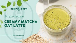 The Creamiest Homemade Matcha Latte | Dairy-Free \u0026 Plant-Based 🍵