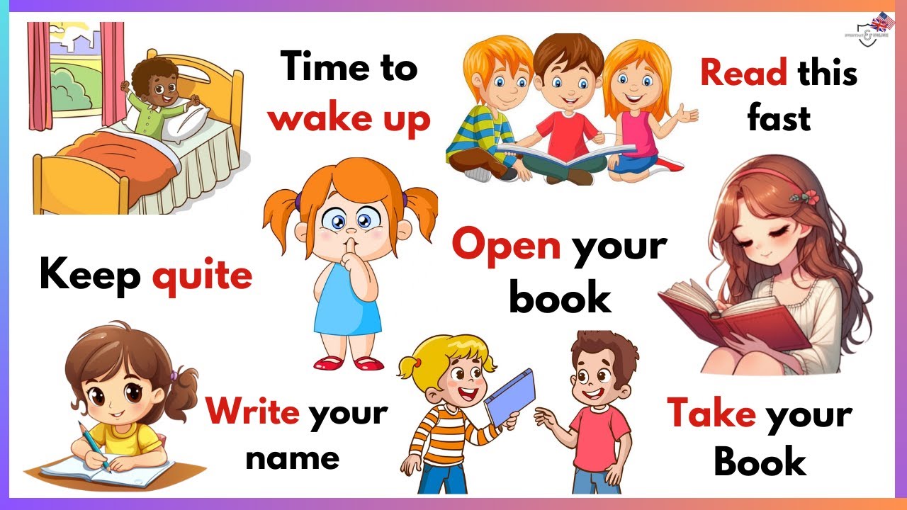 Speak English With Kids Spoken English For Kids Daily Use English