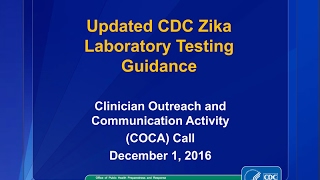 Updated CDC Zika Laboratory Testing Guidance