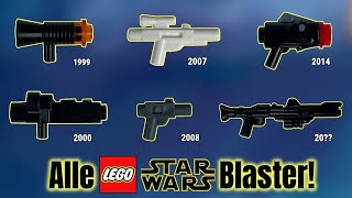 Die komplette Entwicklung von LEGO Star Wars Blastern! | Alle von 1999 - 2021!