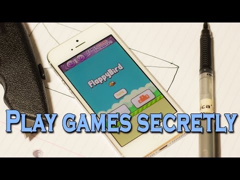 How to play mobile games without getting caught!