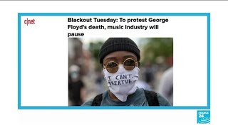 Music industry launches 'Blackout Tuesday' in support of US protesters
