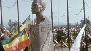 Ethiopians remember Abebe Bikila, October 1974