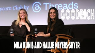 Mila Kunis and Hallie Meyers-Shyer GOODRICH Q&A moderated by Nancy Meyers. October 17, 2024