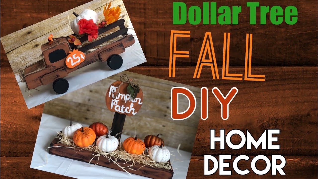 Dollar Tree Diy Rustic Fall Decor Youtube