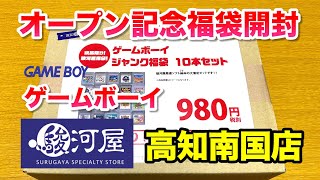 【レトロゲーム福袋】四国初出店！駿河屋高知南国店 ゲームボーイソフト10本セット980円オープン記念福袋を開封 GAME BOY Retro Game LuckyBag UNBOXING