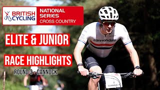 Elite \u0026 Junior Race Highlights: British Cycling National XC Round 3 Cannock Chase