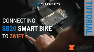 StagesBike SB20 Smart Bike - Connecting to Zwift