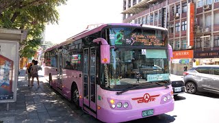 【綠2華德電巴】欣欣客運 新北市公車 綠2左路線往景美女中，花開富貴到力行國小