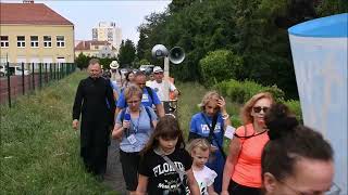 Nauczyciele w drodze na Jasną Górę