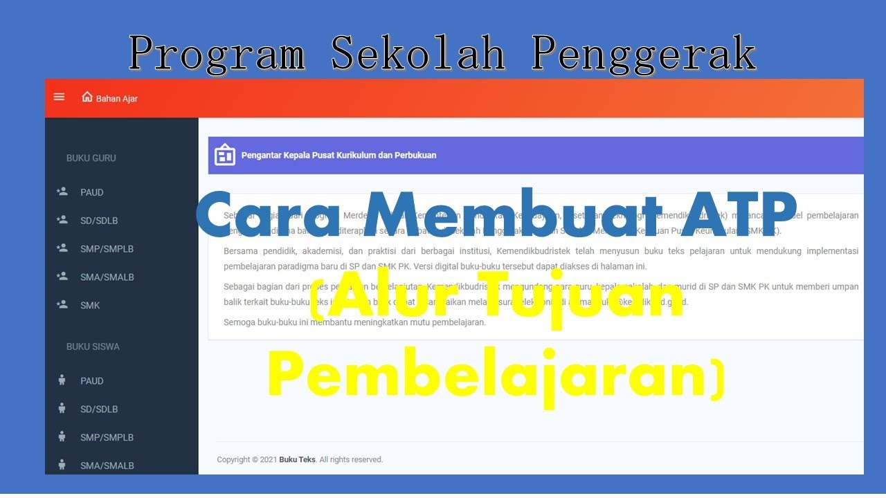 CARA MEMBUAT ALUR TUJUAN PEMBELAJARAN (ATP) - YouTube