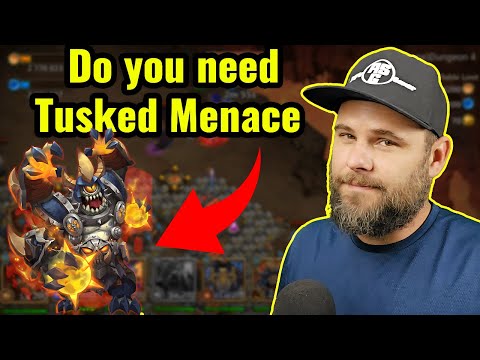 ¡Por eso NECESITAS Tusked Menace! | Castle Clash