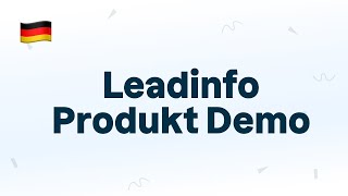 Leadinfo Produkt Demo