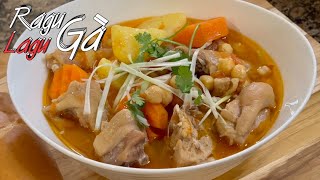 Cách Nấu Lagu Ragu Gà Tre Gà Dai Đơn Giản Màu Đẹp Tự Nhiên Thơm Ngon - Chicken Ragu Recipe