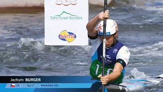 Jachym Burger, Czechia / U23 Final  2024 ICF Canoe-Kayak Slalom Junior \u0026 U23 World Championships